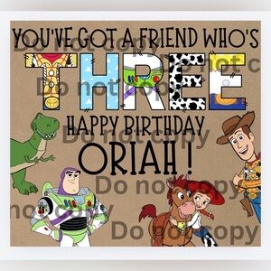 Toy Story Banner Template